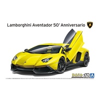 Aoshima 1/24 '13 Lamborghini Aventador 50 Anniversario Plastic Model Kit