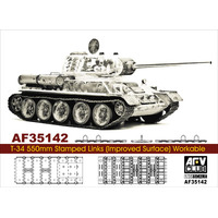 AFV Club AF35142 1/35 T-34 550mm Stamped Links Type 1941 (Workable) Plastic Model Kit