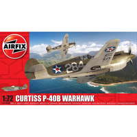 Airfix 1/72 Curtiss P-40B Warhawk Plastic Model Kit 01003B