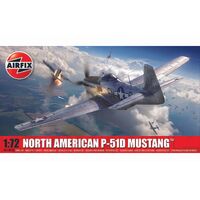 Airfix 1/72 North American P-51D Mustang Plastic Model Kit