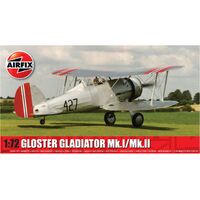 Airfix 1/72 Gloster Gladiator Mk.I/Mk.II Plastic Model Kit