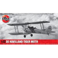 Airfix 1/72 de Havilland Tiger Moth Plastic Model Kit