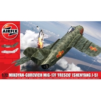 Airfix 1/72 Mikoyan-Gurevich MiG-17 'Fresco' (Shenyang J-5) Plastic Model Kit 03091