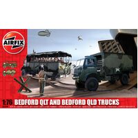 Airfix 1/76 Bedford QLT and Bedord QLD Trucks Plastic Model Kit 03306