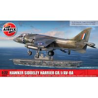 Airfix 1/72 Hawker Siddeley Harrier GR.1/AV-8A Plastic Model Kit