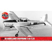 Airfix 1/48 de Havilland Chipmunk T.10/T.20 Plastic Model Kit
