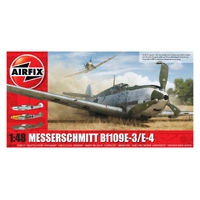 Airfix 1/48 Messerschmitt ME109E-4/E-1 Plastic Model Kit 05120B