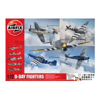 Airfix 1/72 D-Day Fighters Gift Set Plastic Model Kit