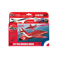 Airfix 1/72 Small Beginners Set Red Arrows Hawk Plastic Model Kit 55002