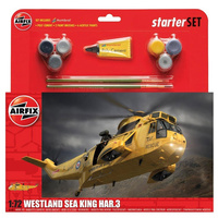 Airfix 1/72 Large Starter Set - Westland Sea King HAR.3 Plastic Model Kit 55307A