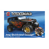 Airfix QUICKBUILD Jeep 'Quicksand' Concept Plastic Model Kit J6038