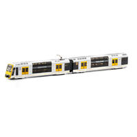 Auscision HO Tangara -  RailCorp Blue/Yellow L7 with Yellow Doors, Hornsby (T77) - 4 Car Set