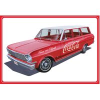 AMT 1/25 1963 Chevy II Nova Wagon w/Crates Coke Plastic Model Kit