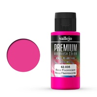 Vallejo Premium Colour Fluorescent Rose 60 ml Acrylic Airbrush Paint