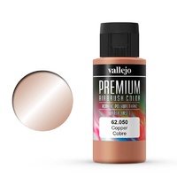 Vallejo Premium Colour Copper 60 ml Acrylic Airbrush Paint