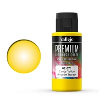 Vallejo Premium Colour Candy Yellow 60 ml Acrylic Airbrush Paint