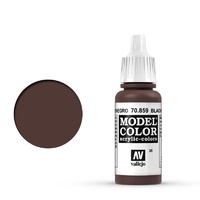 Vallejo Model Colour #035 Black Red 17 ml Acrylic Paint