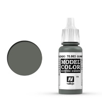 Vallejo Model Colour #179 Metallic Gunmetal Grey 17 ml Acrylic Paint