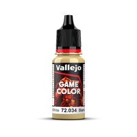 Vallejo Game Colour Bone White 18ml Acrylic Paint - New Formulation