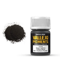 Vallejo Pigments Carbon Black (Smoke Black) 30 ml