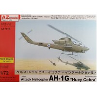 AZ Models 1/72 AH-1G Huey Cobra International Plastic Model Kit 7419