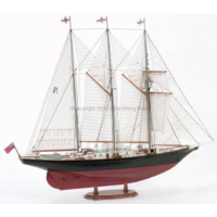 Billings 1/75 Sir Winston Churchill 3 Mast Schooner  Wooden Model Ship