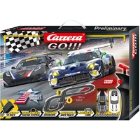Carrera GO!!! Onto The Podium GT-3 3.6m Track Slot Car Set