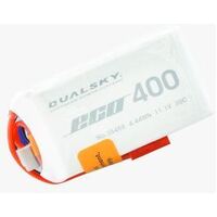 Dualsky LiPo Battery ECO 400mAH 2S 7.4v 30C w/JST, DSBXP04002EX
