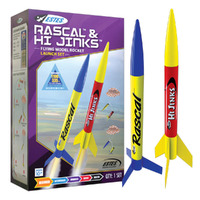 [Scratch and Dent] Estes Rascal & Hi Jinks Beginner Model Rocket Launch Set