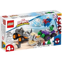 LEGO Spiderman Hulk vs. Rhino Truck Showdown 10782