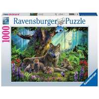 Ravensburger - 1000pc Wolves in the Forest Jigsaw Puzzle 15987-1