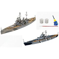 Revell 1/1200 First Diorama Set – Bismarck Battle Plastic Model Kit (Bismarck + King George V) [05668]
