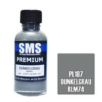 Scale Modellers Suply Premium Acrylic Lacquer Dunklegrau RLM74 30ml