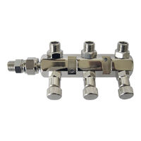Sparmax Manifold With Indiv Shut off 1/8 inch 1-3 Outlet