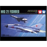 Tamiya 1/100 MiG-21 Fishbed Plastic Model Kit