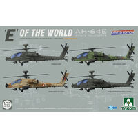 Takom 1/35 'E' of the World AH-64E Attack Helicopter (Limited Edition) Plastic Model Kit