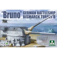 Takom 1/72 "Bruno" German Battleship Bismarck Turret B Plastic Model Kit 5012