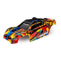 Traxxas 8612 E-Revo Body Assembled with Decals Applied Solar Flare