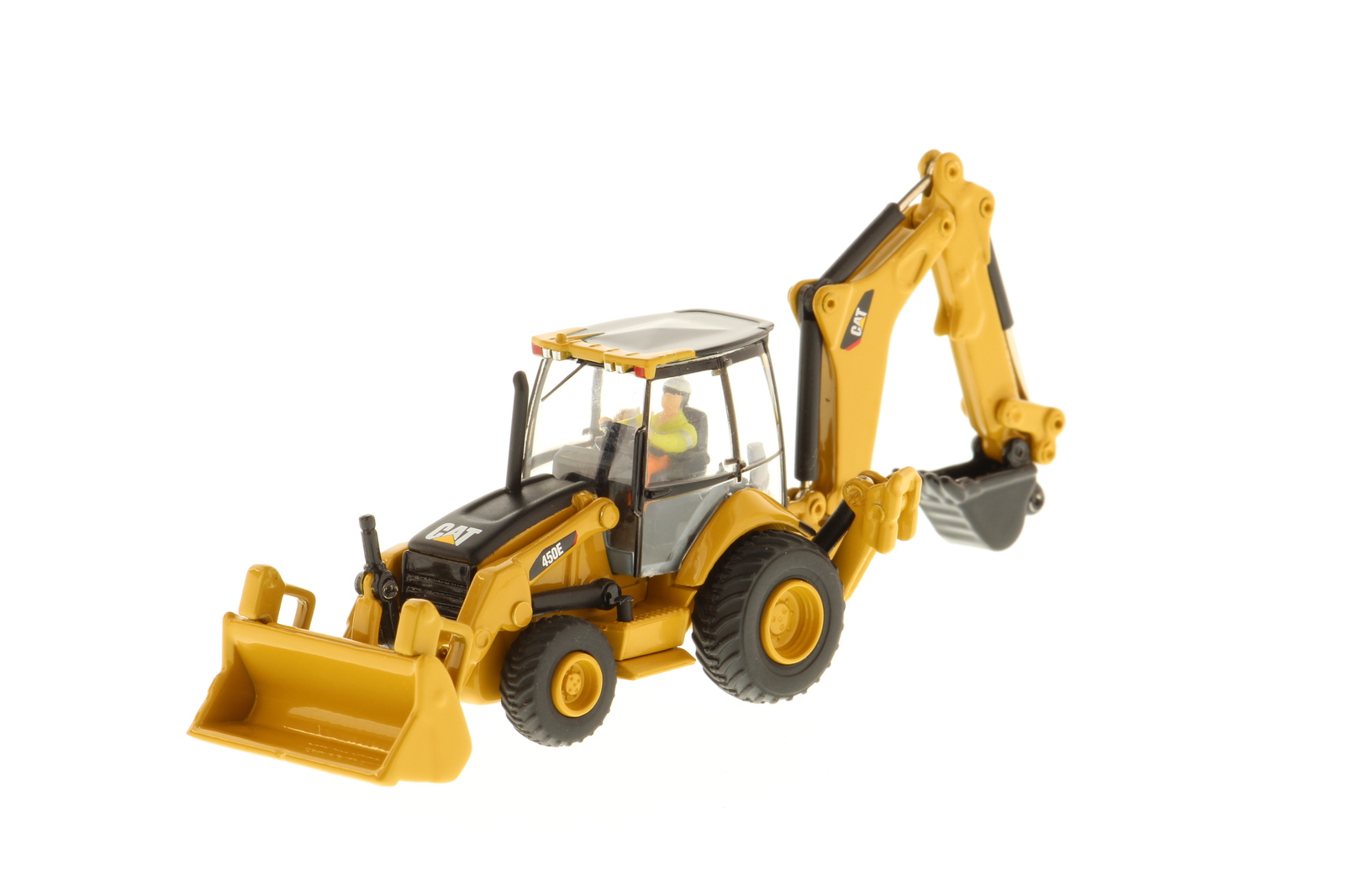 Diecast Masters 1/87 Caterpillar 450E Backhoe Loader Diecast Model