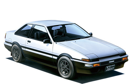 Fujimi 1/24 Toyota AE86 Trueno 2 door 