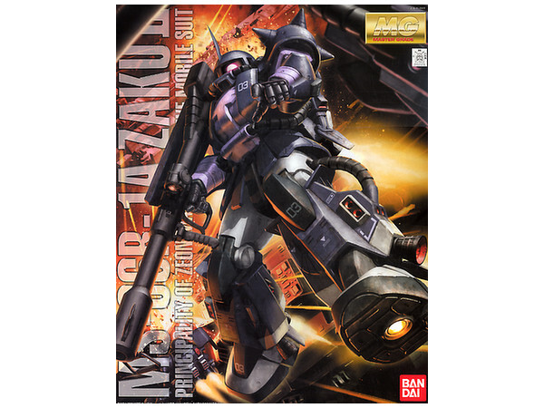 Bandai Gundam MG 1/100 Zaku II Black Tri-Stars Ver. 2.0 Gunpla Plastic ...