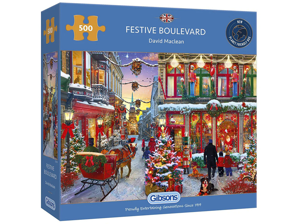 Gibsons 500pc Festive Boulevard Jigsaw Puzzle