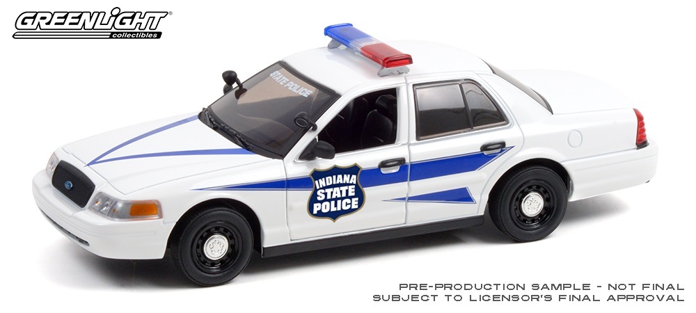 Greenlight 1/24 2008 Ford Crown Victoria Police Interceptor Indiana ...