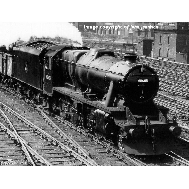 Graham Farish N LMS Stanier 8F 48608 BR Black (Early Emblem)