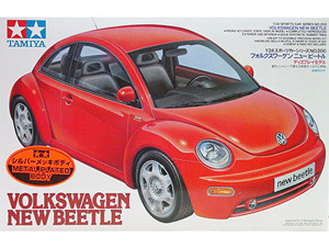 Tamiya 1/24 Volkswagen New Beetle (Metal Plated Body) Plastic Model Kit