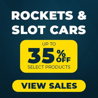 Rockets and Slot Cars Up To 35% Off