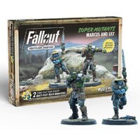 Fallout Wasteland Warfare - Super Mutants Marcus and Lily