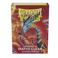 Dragon Shield: Japanese Size Outer Sleeves  Matte  Clear