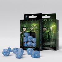 Elvish Glacier & White Dice Set