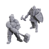 Dungeons & Dragons Nolzur's Marvelous Miniatures: Limited Edition 50th Anniversary Dwarves